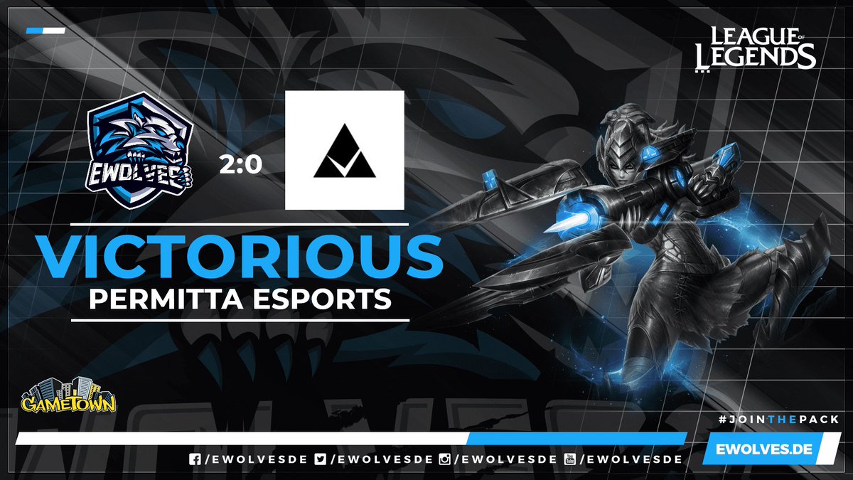 [#LeagueOfLegends]

Yes und YES!

Wir gewinnen gegen <a href="/Permittaesports/">Permitta eSports</a> mit 2:0.
Auch unser BNX-Team gewinnt 2:0.

GGWP!