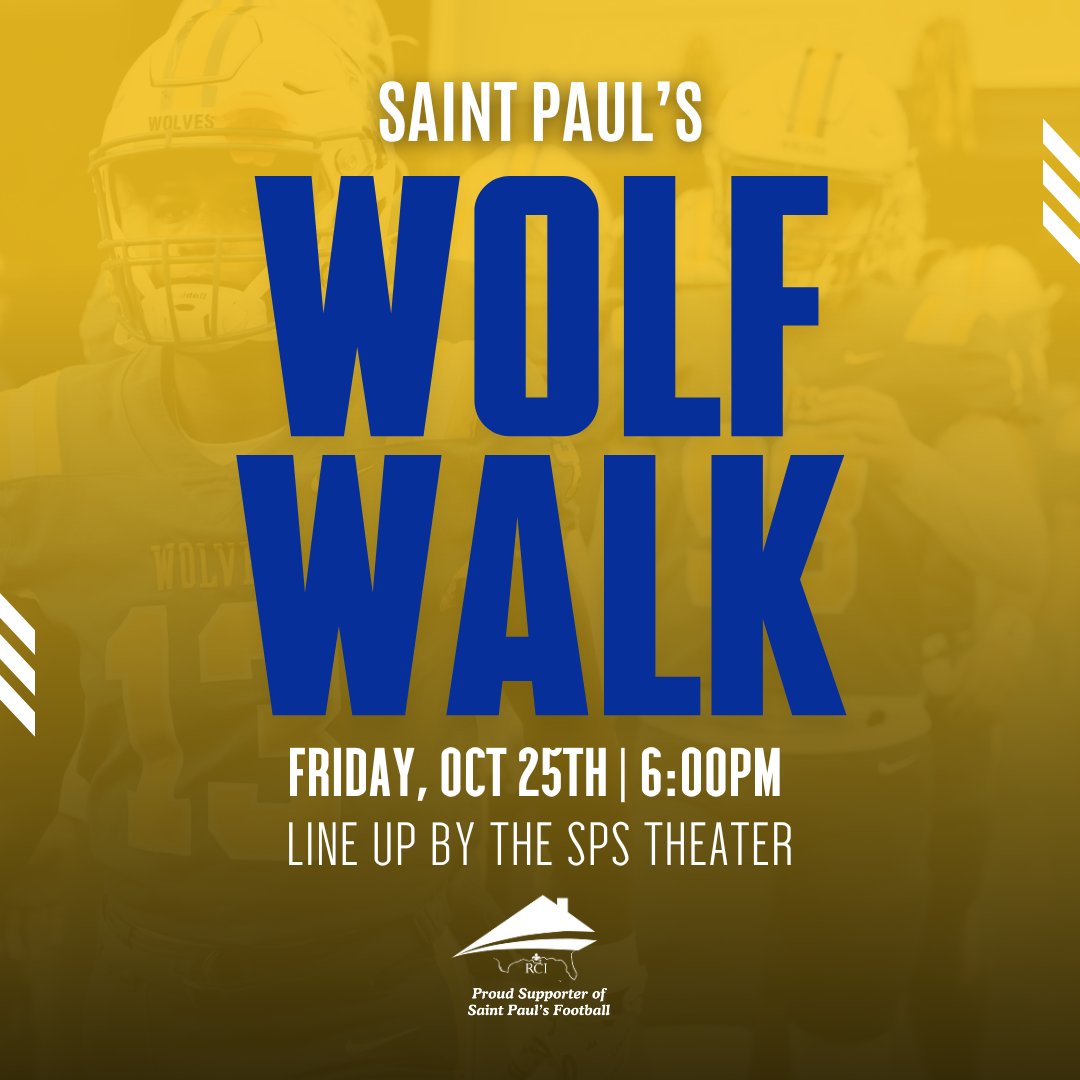 wolvesfootball_'s tweet photo. Pumped to have the CORE Pack at the Wolf Walk this Friday! 🐺 Brotherhood in action—mentors and mentees showing up strong. Let’s make it a night to remember! #wolfpack #brotherhood #corepack #saintpaulsfootball https://t.co/IsnXEzE1e0