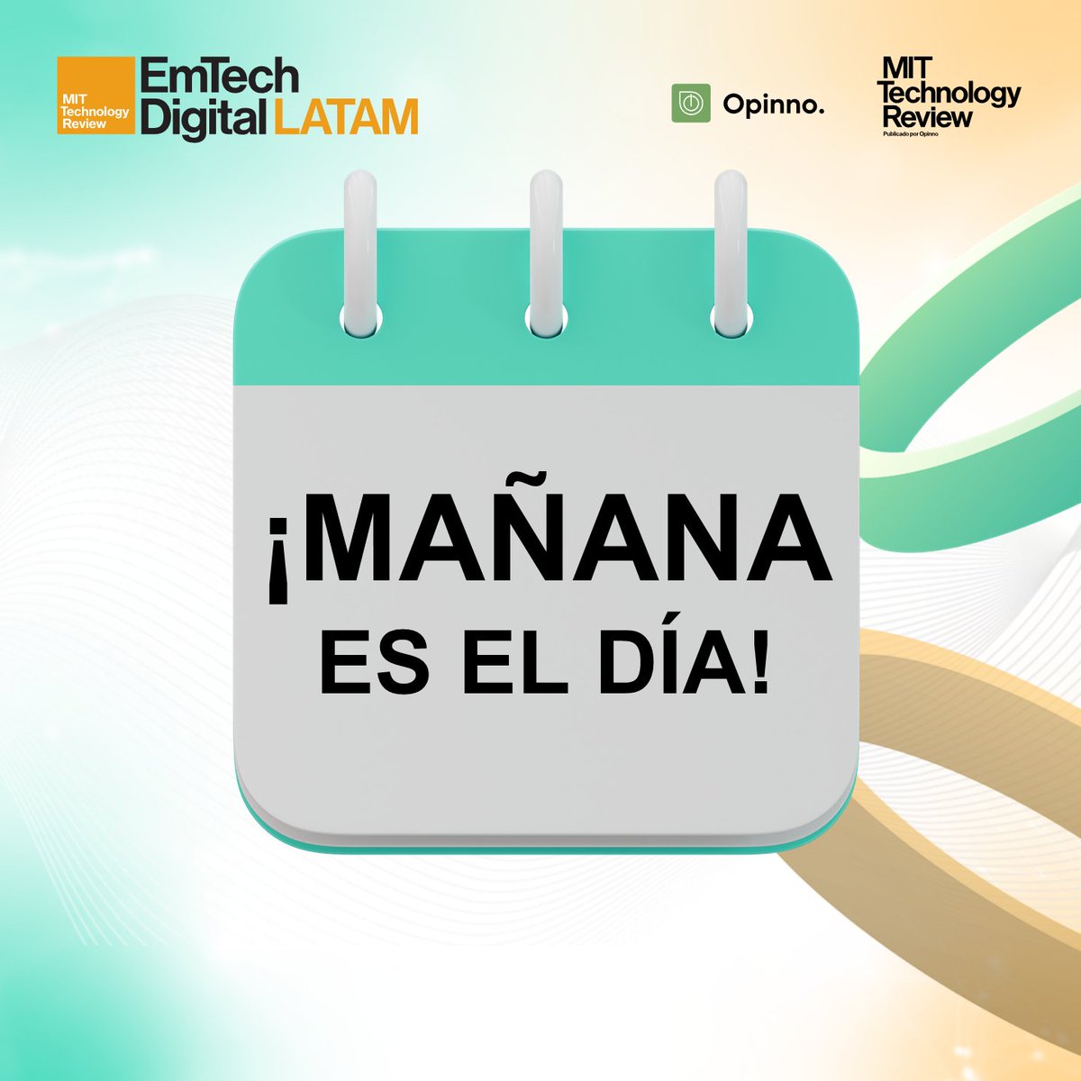 EmTechLATAM's tweet image. ⏳¡Finaliza la cuenta regresiva! ¡Es MAÑANA, es MAÑANA!⏲

🔥¡Prepárate para el evento que te acercará al futuro de la IA y conectará con los mejores speakers y expertos de Latinoamérica! 🚀

📅 24 de octubre de 2024
📍Universidad Francisco Marroquín
🌐 emtechlatam.com