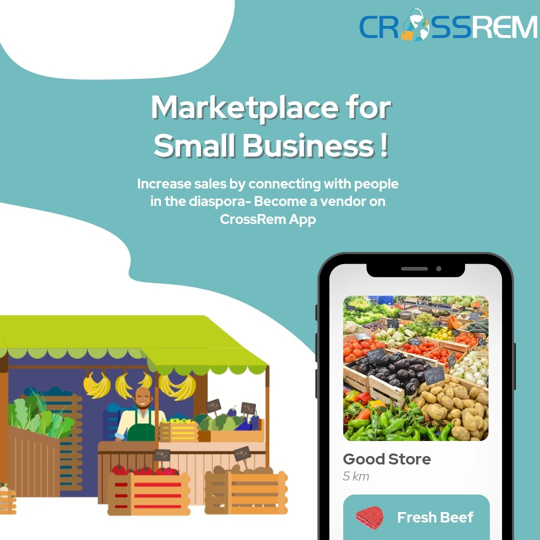 cross_rem's tweet image. Increase sales by connecting with people in the diaspora- Become a vendor on CrossRem App 
.
.
.
.
.
.
.
#CrossRem
#ecommerce
#remittance
#online
#mobile
#diaspora
#family
#friends
#basicneeds
#worldclass
#paymentprocessing
#transaction
#shopforlovedones
#sendgifts