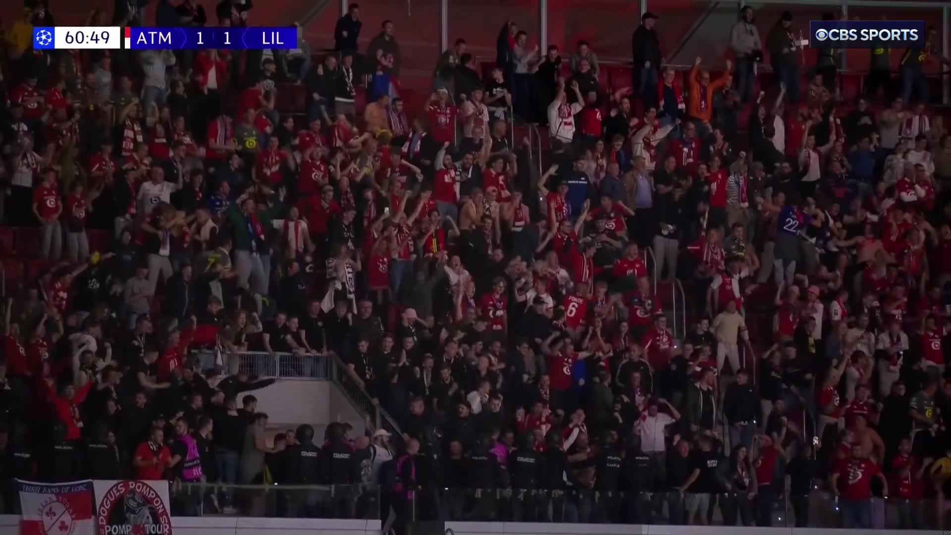 Lille's Edon Zhegrova with a long-distance GOLAZO to stun the Metropolitano 💥