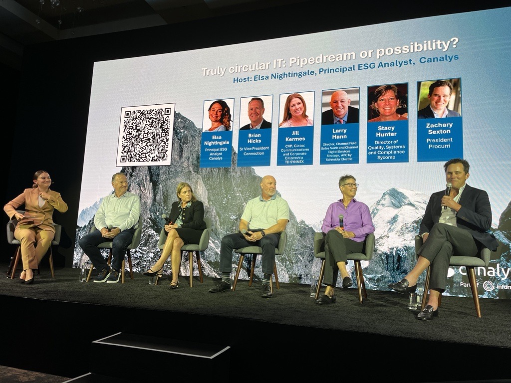 Canalys's tweet image. The circular IT economy isn't just an environmental imperative, it's a massive business opportunity hiding in plain sight.
Expert Hub: "Truly circular IT: pipedream or possibility?", tackled the disconnect between IT asset takeback programs and dominance of new B2B device sales.