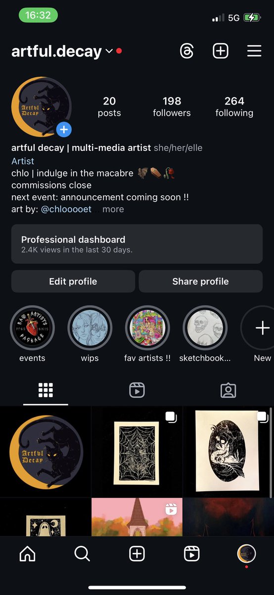 lavampyre_'s tweet photo. seeing if any twitter moots would like to follow me art instagram that i’ve revived for the millionth time ✨i’m almost at 200 and will be doing a giveaway once i hot 250!! https://t.co/pc8rElBJqa