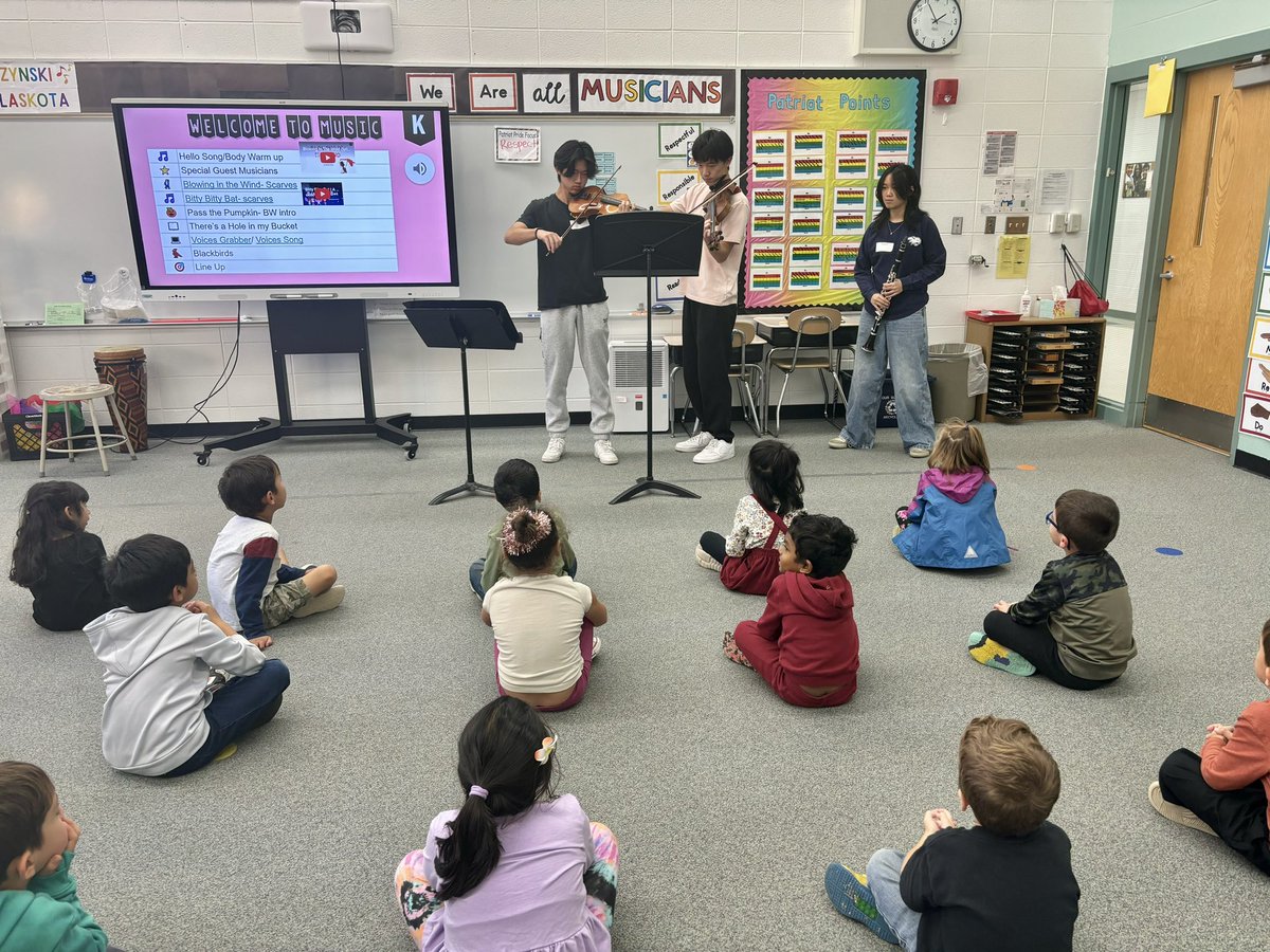 Melissa Plaskota (@plaskotamusic) on Twitter photo Thanks <a href="/NeuquaValley/">Neuqua Valley High School</a> Tri-M for sharing your music with our <a href="/KendallPatriots/">Kendall Elementary</a> kindergarten and 1st grade music classes 🎶 Thanks <a href="/NeuquaValley/">Neuqua Valley High School</a> Tri-M for sharing your music with our <a href="/KendallPatriots/">Kendall Elementary</a> kindergarten and 1st grade music classes 🎶