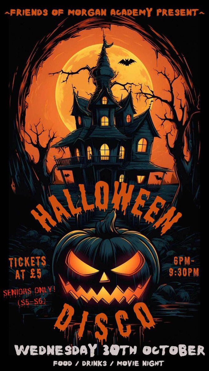 MorganSplt's tweet image. Halloween Disco

Tickets can be paid through parent pay or bought on the day.