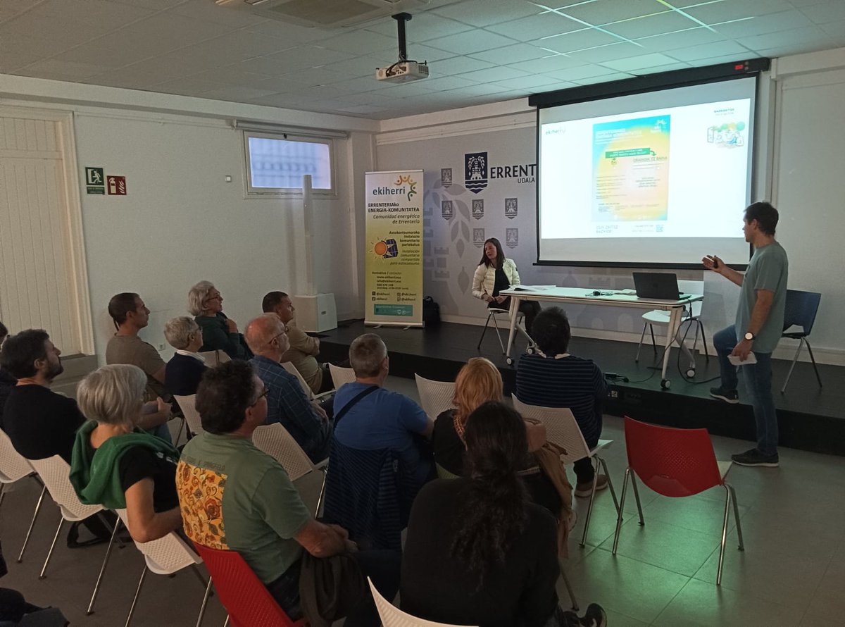 Aberasgarria izan da #Asteklima ekimenen baitan herritarrei #Ekiherri kooperatiba eta #Egiluze autokontsumo proiektuak aurkeztea.

Jarraituko dugu #energia #berriztagarria eta #bertakoa sortzeko aukera kolektiboak erakusten.

> ekiherri.eus

#Orereta#Errenteria
