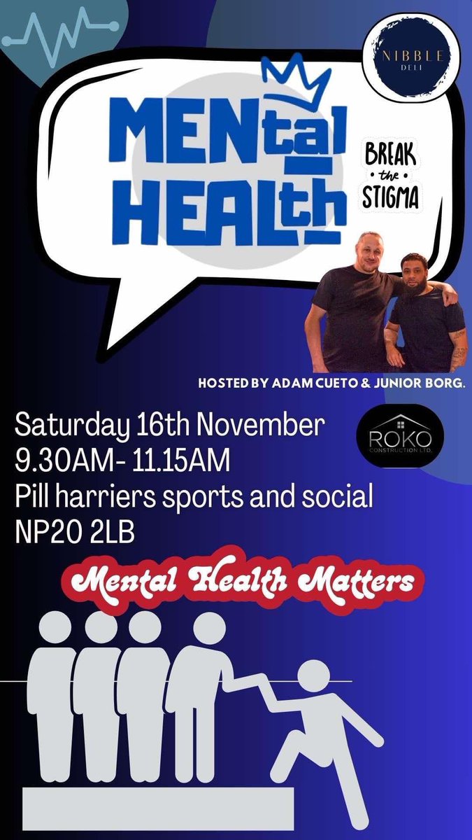 Cueto2304's tweet photo. Myself and @JunioBorg1985 are running our next mens breakfast on the 16th November…. 

Any one struggling come along 💙

#MentalHealthAwareness 
#mensmentalhealth 
#MENtalHEALth https://t.co/KbQkPcLEgE