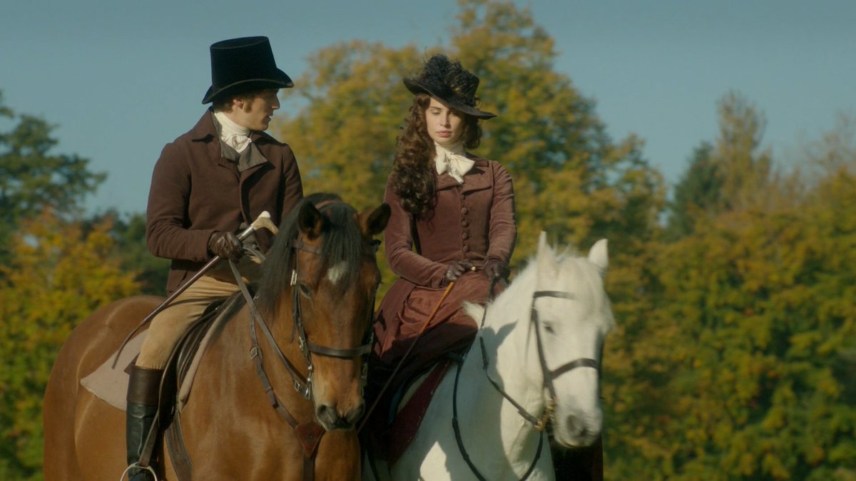 WarlegganGeorge's tweet image. On this #WarlegganWednesday I am entertaining an unexpected but very welcome visitor at Cardew... and it is not Mr Tankard. (Pictures: #Poldark S2 Ep4)