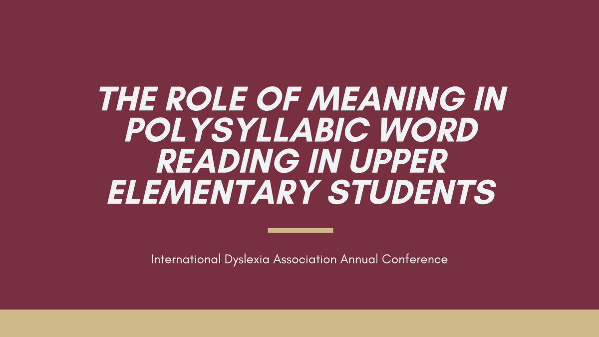 Florida Center for Reading Research (@thefcrr) on Twitter photo FCRR students <a href="/MGKellenberger/">Madison Kellenberger</a> and @_jordandozier are presenting their poster, "The Role of Meaning in Polysyllabic Word Reading in Upper Elementary Students," at <a href="/DyslexiaIDA/">International Dyslexia Association</a>'s Annual Conference. Don't miss out—stop by and check it out! bit.ly/3YIMTrP #FCRRInTheField FCRR students <a href="/MGKellenberger/">Madison Kellenberger</a> and @_jordandozier are presenting their poster, "The Role of Meaning in Polysyllabic Word Reading in Upper Elementary Students," at <a href="/DyslexiaIDA/">International Dyslexia Association</a>'s Annual Conference. Don't miss out—stop by and check it out! bit.ly/3YIMTrP #FCRRInTheField