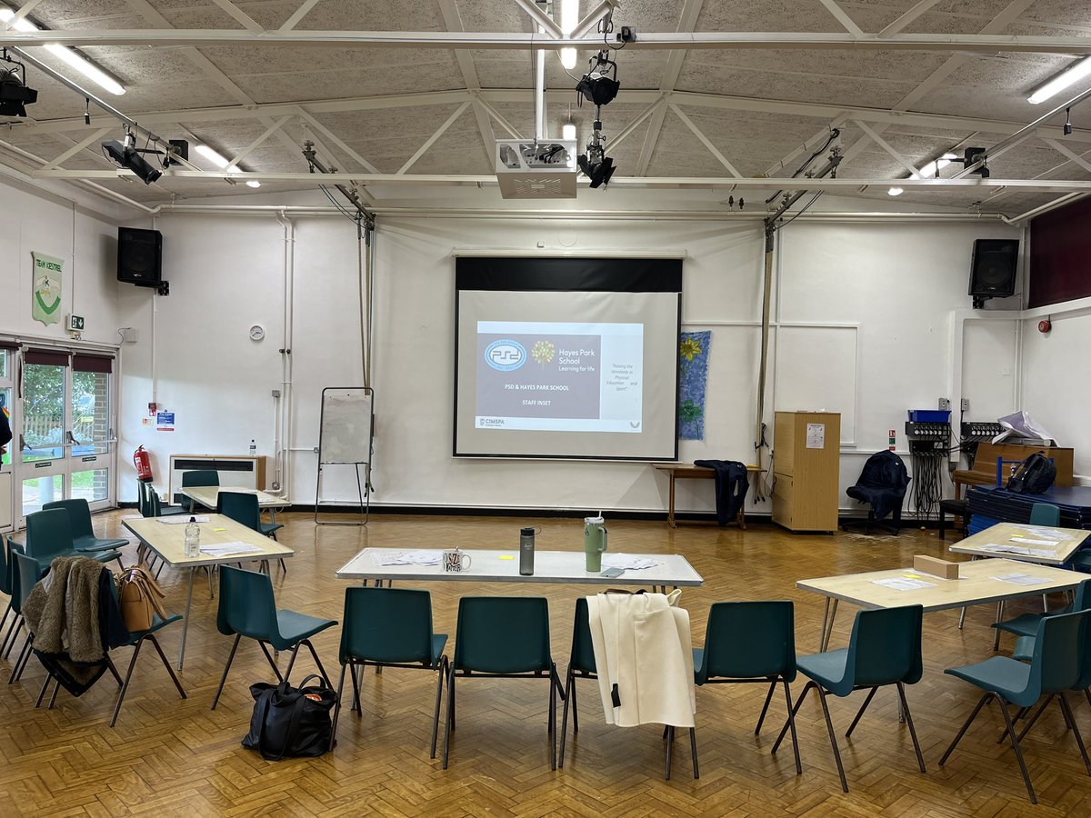 A great staff training evening with a focus of differentiation in sport (mainly gymnastics). Thank you Rob, Kevin and Joe from the <a href="/thepsdgroupuk/">PSD</a> for a very informative session <a href="/hayesparkschool/">Hayes Park School</a>