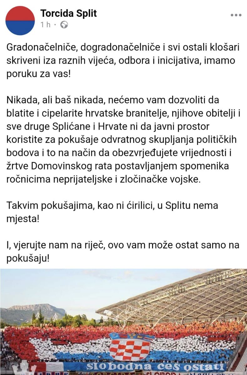 KaticaMilicevic's tweet photo. Tako se to radi!!To je hrvatski Split protiv sinova Orjune... https://t.co/BrzhMdogAY