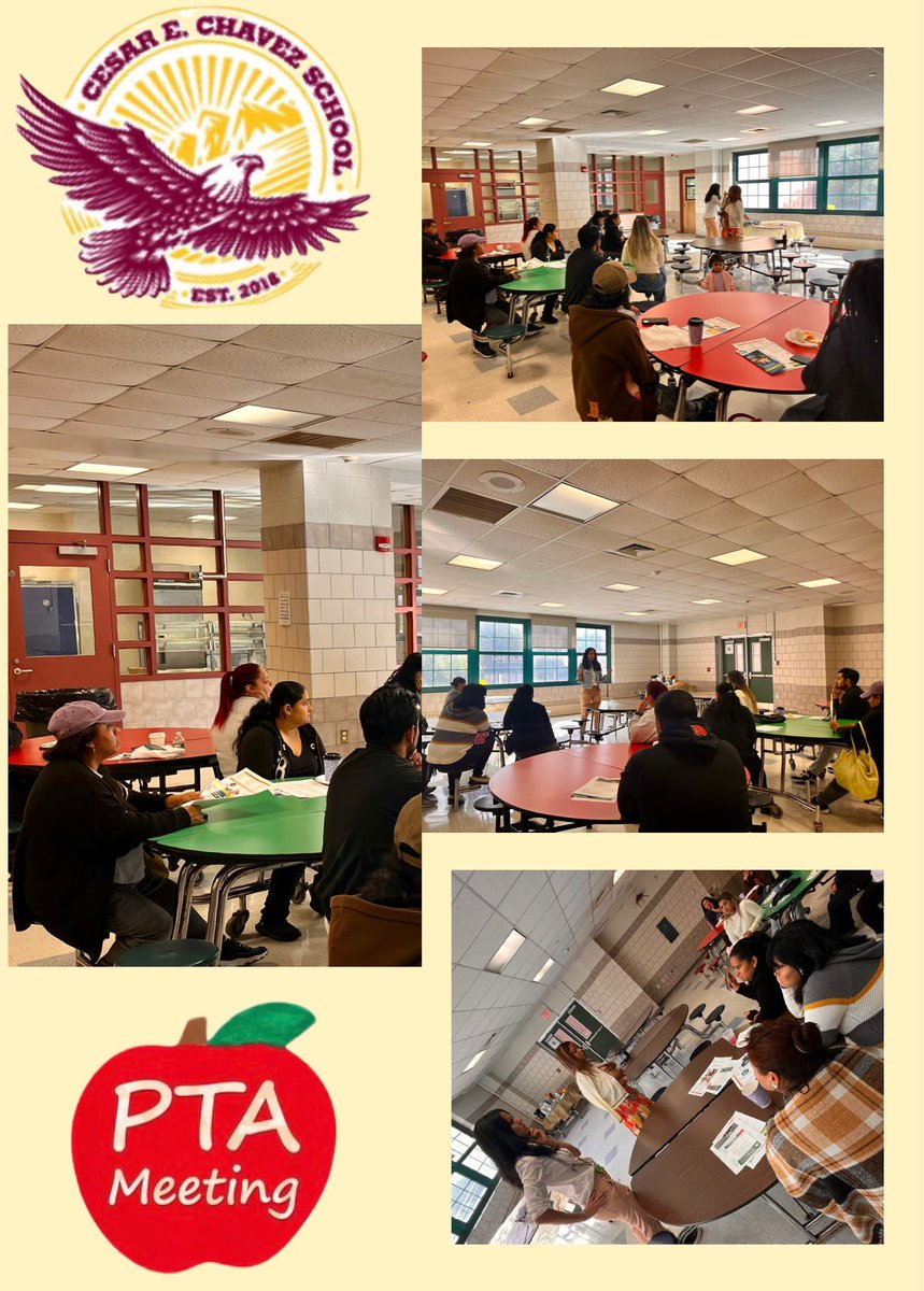 Building a Supportive and Collaborative Community at Cesar E. Chavez School where parents, administrators, and teachers continue to work together to create a nurturing environment where our students THRIVE.   Our PTA meeting was a HUGE SUCCESS. <a href="/PrincipalDelany/">Principal Delany</a> <a href="/YonkersSchools/">Yonkers Public Schools</a>
