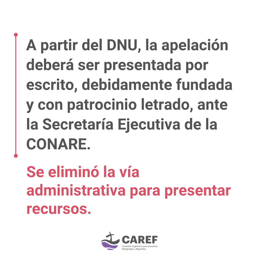 🔴Por decreto, el Gobierno modificó la ley que protege y reconoce a las personas refugiadas. Los cambios introducidos por el DNU son inconstitucionales porque van en contra de las normas nacionales,los tratados internacionales y los procesos regionales a los que Argentina adhiere