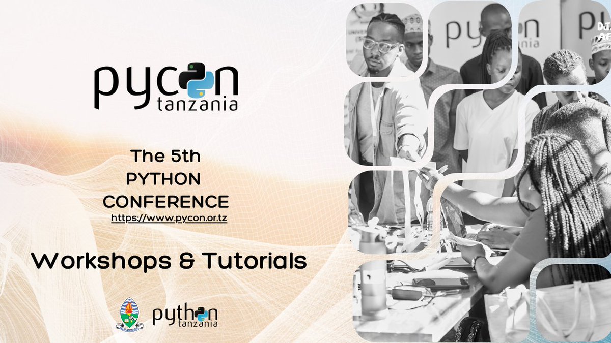 Python πΉπΏ Conference (@pycontanzania) on Twitter photo π 1st - 5th December 2024
π UDSM - New Library Auditorium
Are you a #Python π Dev & Professional?
eager to share your experience & skills with the incredible #Tanzania Devs ecosystem?
Submit a workshop or Tutorial to: speak@pycon.or.tz
#PyConTanzania #pythonprogramming π 1st - 5th December 2024
π UDSM - New Library Auditorium
Are you a #Python π Dev & Professional?
eager to share your experience & skills with the incredible #Tanzania Devs ecosystem?
Submit a workshop or Tutorial to: speak@pycon.or.tz
#PyConTanzania #pythonprogramming