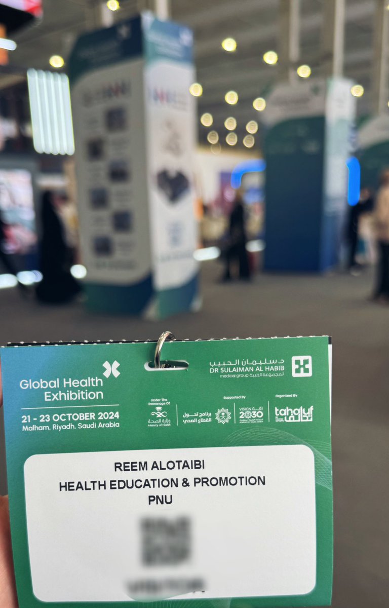 ReemHE9's tweet photo. Attending the Global Health Exhibition was an enriching experience, filled with valuable insights and inspiring connections. https://t.co/ljVDHmH4X1