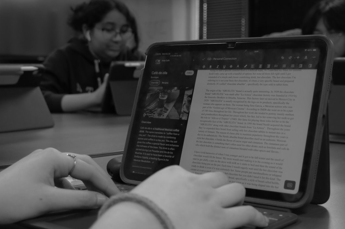 Our <a href="/NewTechCoppell/">New Tech High @ Coppell</a> Graphic Design Students writing a backstory for the "Food and Culture Project". Learners will be incorporating Photography, Photoshop, Illustrator and InDesign for the their final product. 

#NTHClegacy