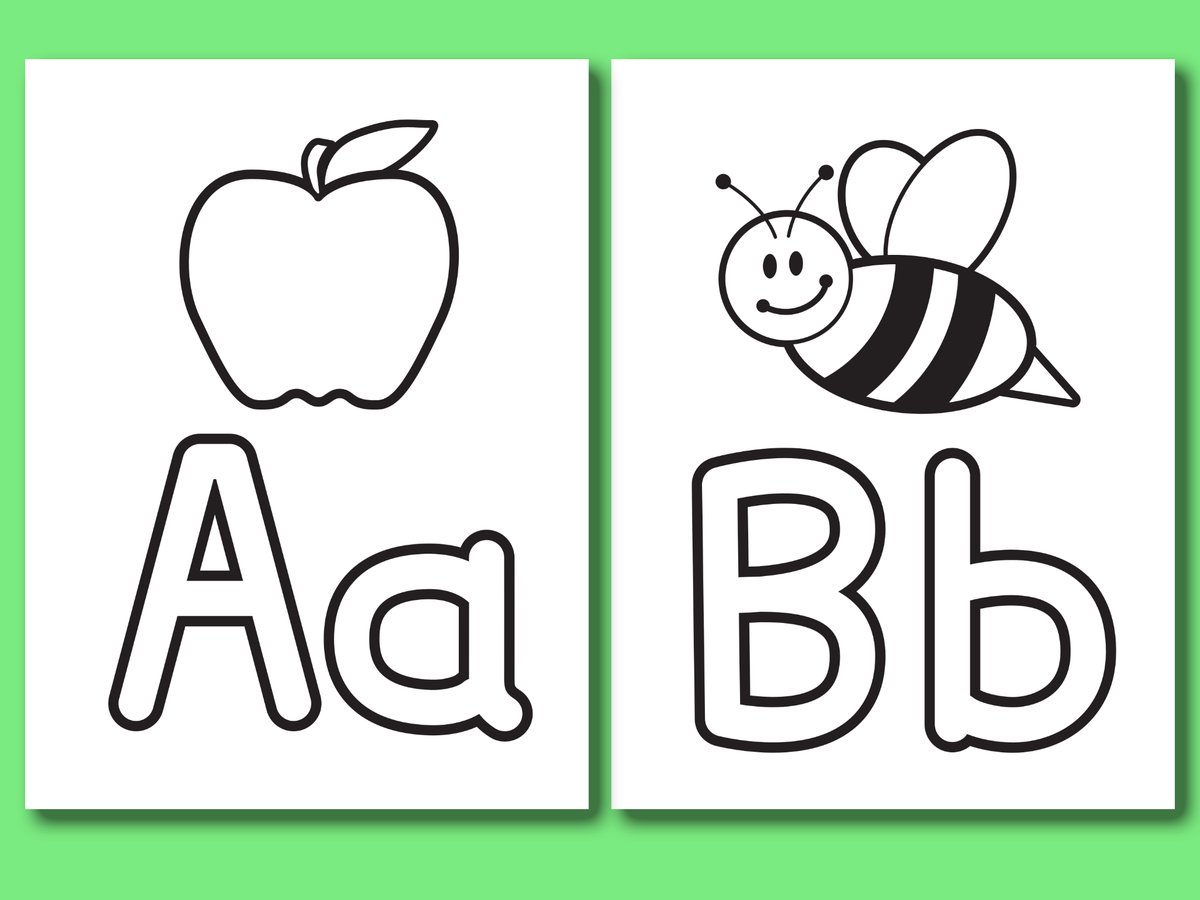ZoekaraColors's tweet photo. A is for Apple &amp; B is for Bee.  These are just two of the fun and educational illustrations available in the Zoekara Colors Alphabet Coloring Book, available on Amazon now! 
https://t.co/hwSclIvM44 https://t.co/Y1Q9fMXUzs