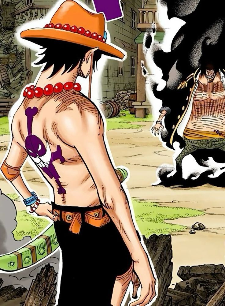 strawhats's tweet photo. Blackbeard vs Ace https://t.co/5m0zyIxRL8