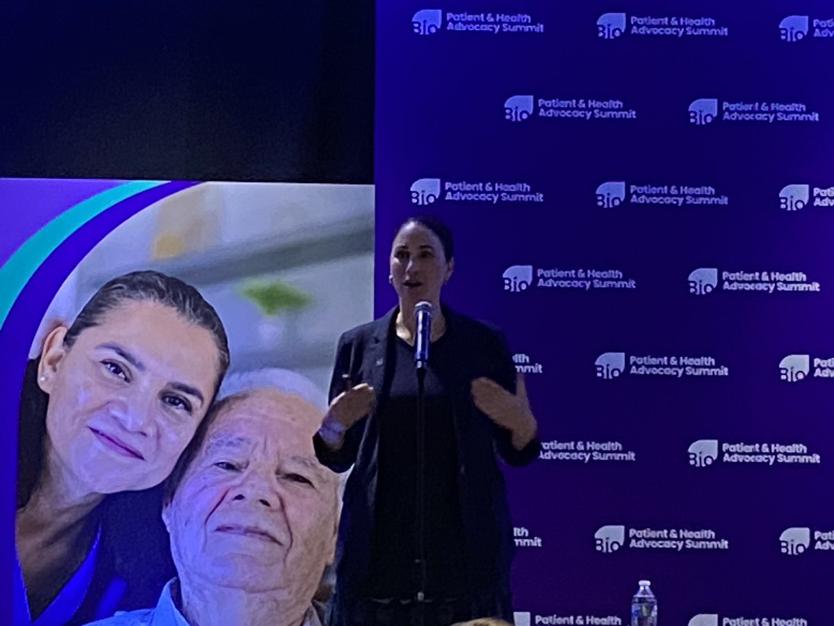 So proud of my colleague <a href="/vpeaceofmind/">Vanessa Peace</a> telling her story about being a fierce mom advocating for her daughter You represent what patient advocacy is all about.  Giving voice to the voiceless. Beyond moved by your story. #rettsyndrome #americancancersociety #biopatientsummit