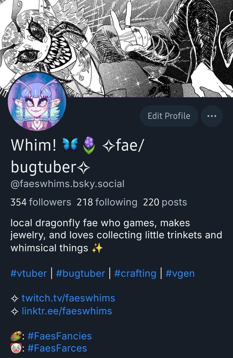 Whim! 🦋🪻 ✧fae/bugtuber✧ tweet media