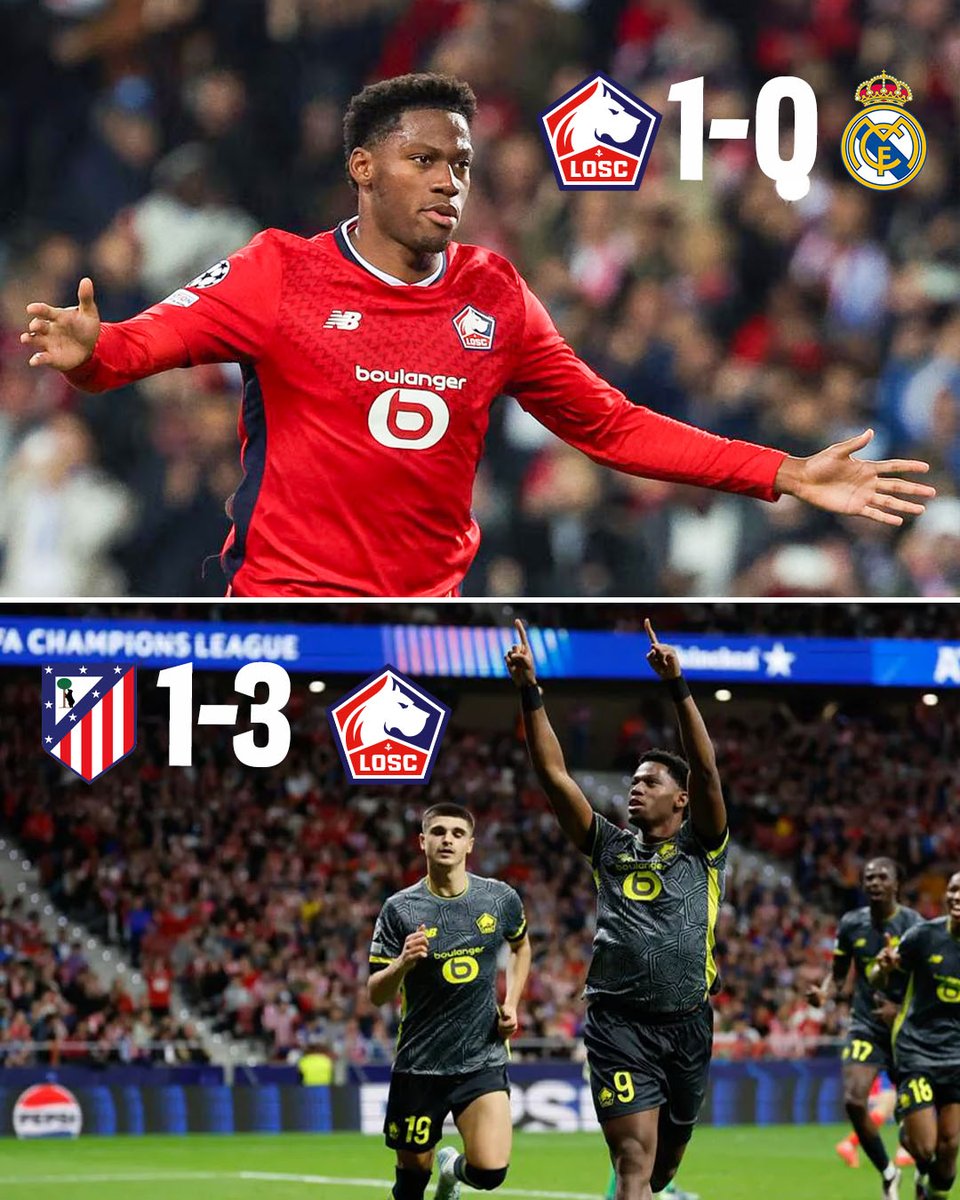 Lille conquered Madrid ❤️👑🇫🇷