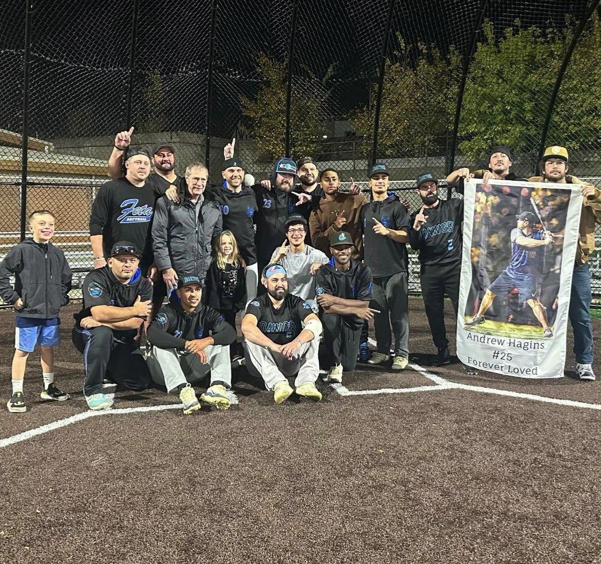 oprfbaseball's tweet photo. There’s heroes and there’s legends. Heroes get remembered, but legends never die. #HAGINS #AlwaysAHuskie #CHAMPIONS https://t.co/HS8SEUFwWP