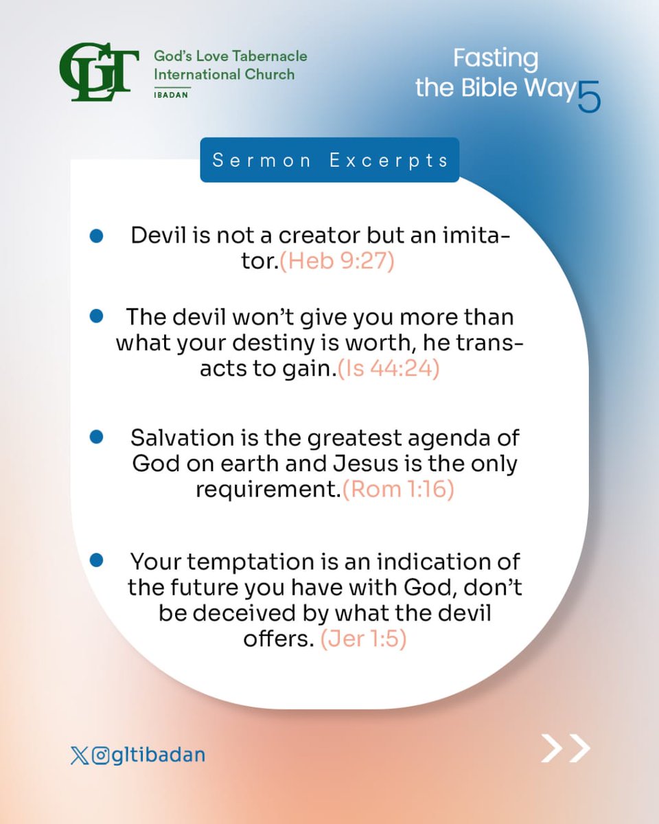gltibadan's tweet image. #sermonexcerpts
#firstservice
#sundayservice
#gltibadan 
#gltchurch