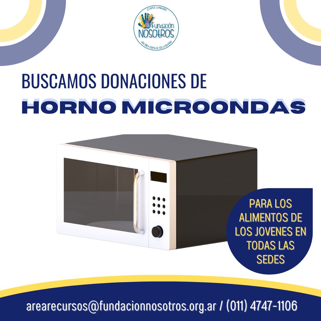 Los jóvenes de la fundación realizan aquí varias de sus comidas diarias🍜. Es por eso que buscamos donaciones de horno #microondas.
Para hacer tu donación, contactanos o acercate a Manzone 501, San Isidro.
Pequeños GESTOS pueden conseguir GRANDES cosas!🙌
#solidaridad #donaciones
