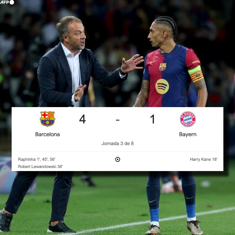 InvictosSomos's tweet photo. "El Barça de Flick solo golea en la Liga. En la Champions no va a poder con equipos grandes".

EL BARÇA AUTOMÁTICAMENTE: