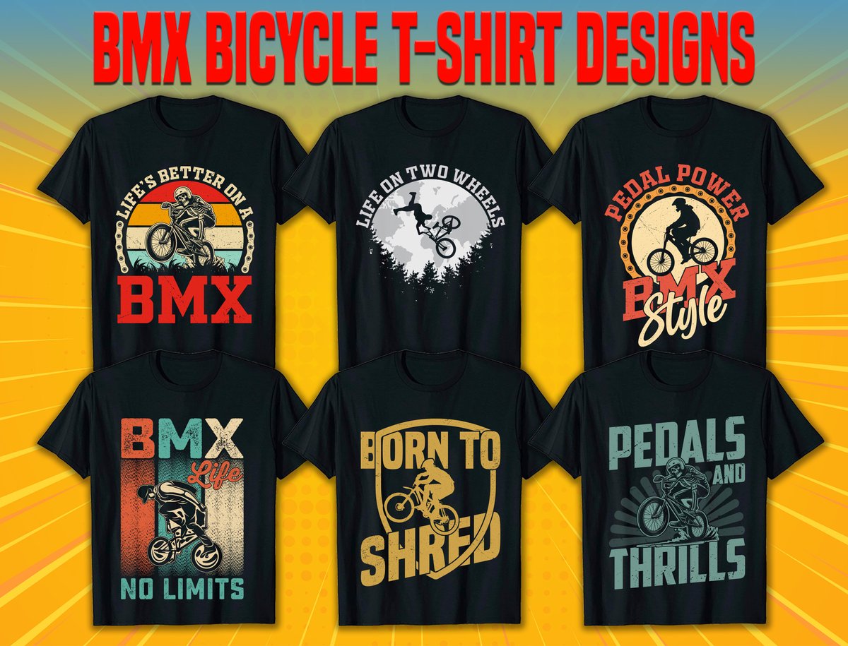 Let's collaborate and create a unique and BMX Bicycle T-shirt Design that captures the essence of the good ol' days. Please order now and let's start this exciting creative venture together.
cutt.ly/2eDE9Ygi

#Fiverr #TShirts #tshirtdesign #bicycle #bmx #bmxlife #bmxracing