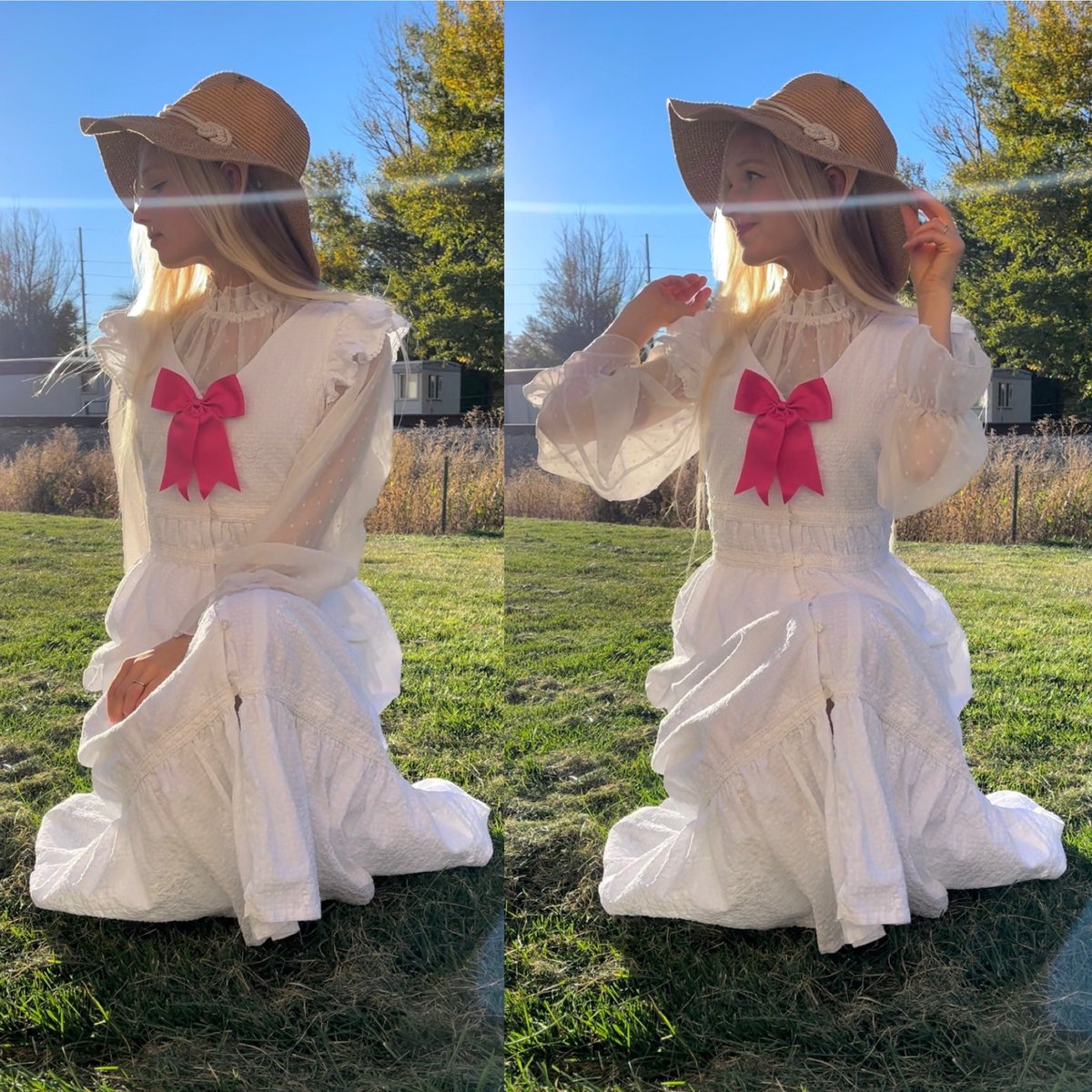 p2antwife's tweet image. shinobu oshino cottagecore
{all clothing items are secondhand as well}