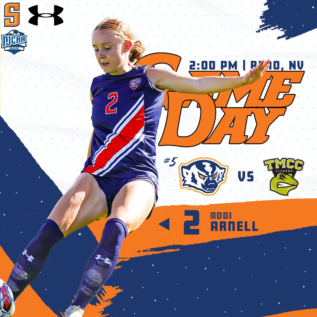 Snow College Women's Soccer (@snowcollegewsoc) on Twitter photo ⚽️GAME DAY!⚽️
🆚: <a href="/TMCCAthletics/">TMCC Athletics</a>
📍: Reno, NV | TMCC Soccer Field
⏰: 2:00 p.m. MDT
📺: bit.ly/SWACDigNet
📊: bit.ly/SCWSOCSTATS
#SnowCollegeBadgers #SWACwsoc ⚽️GAME DAY!⚽️
🆚: <a href="/TMCCAthletics/">TMCC Athletics</a>
📍: Reno, NV | TMCC Soccer Field
⏰: 2:00 p.m. MDT
📺: bit.ly/SWACDigNet
📊: bit.ly/SCWSOCSTATS
#SnowCollegeBadgers #SWACwsoc