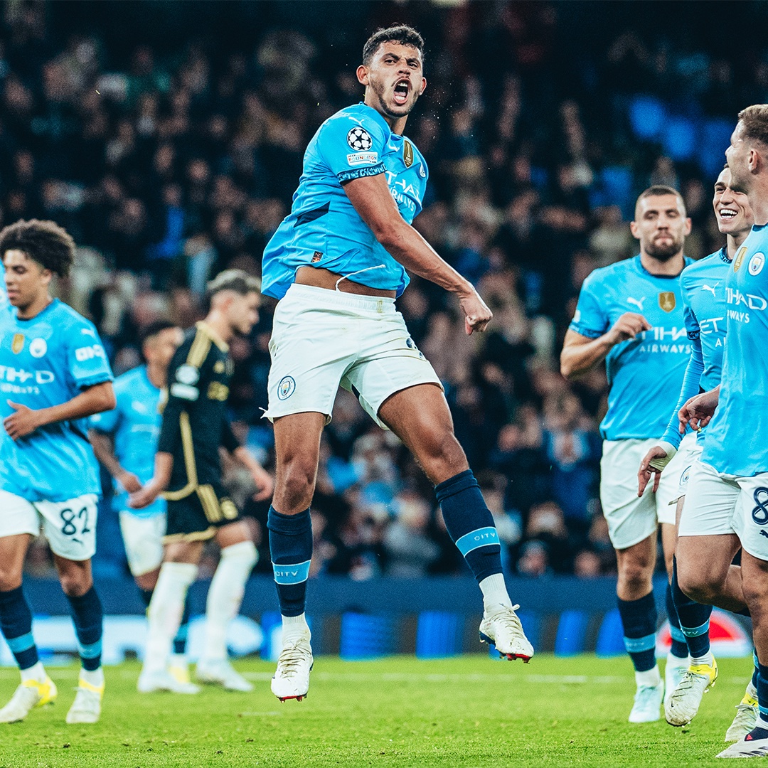 ManCity's tweet photo. 🅰️🅰️⚽️

A 🔝 performance from Matheus Nunes tonight 👏 https://t.co/J0Q8pye76U