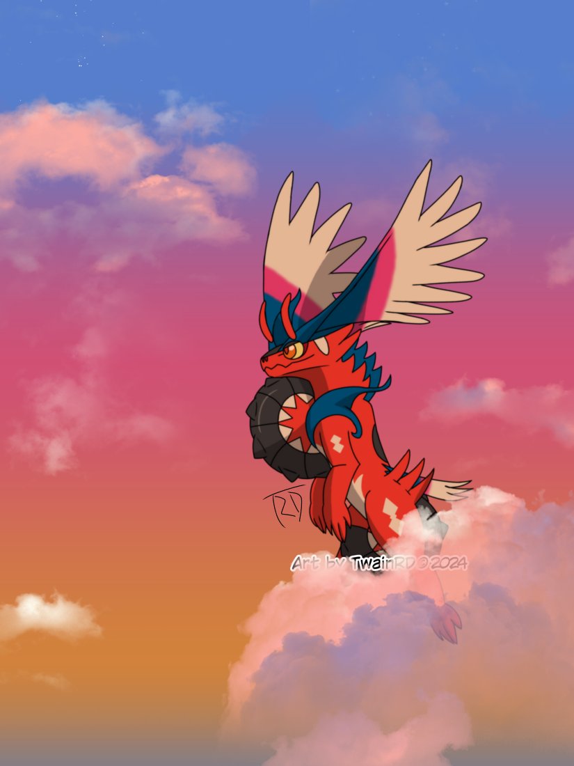 #koraidon #pokemon #pokemonfanart 

Shiny alt on Patreon.
patreon.com/c/twainrd