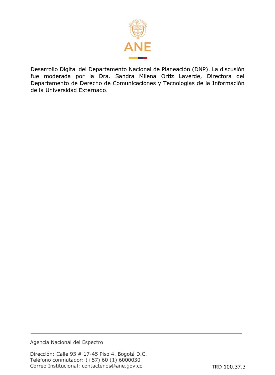 ANE_Colombia's tweet photo. #ANEInforma l El despliegue de 5G ya supera lo exigido y avanza hacia nuevos municipios”: Director de la @ANE_Colombia en Foro de la Universidad Militar Nueva Granada @lamilitar.

Conoce toda la información en: https://t.co/kr0dL5QOja https://t.co/IOxqkfx1FH