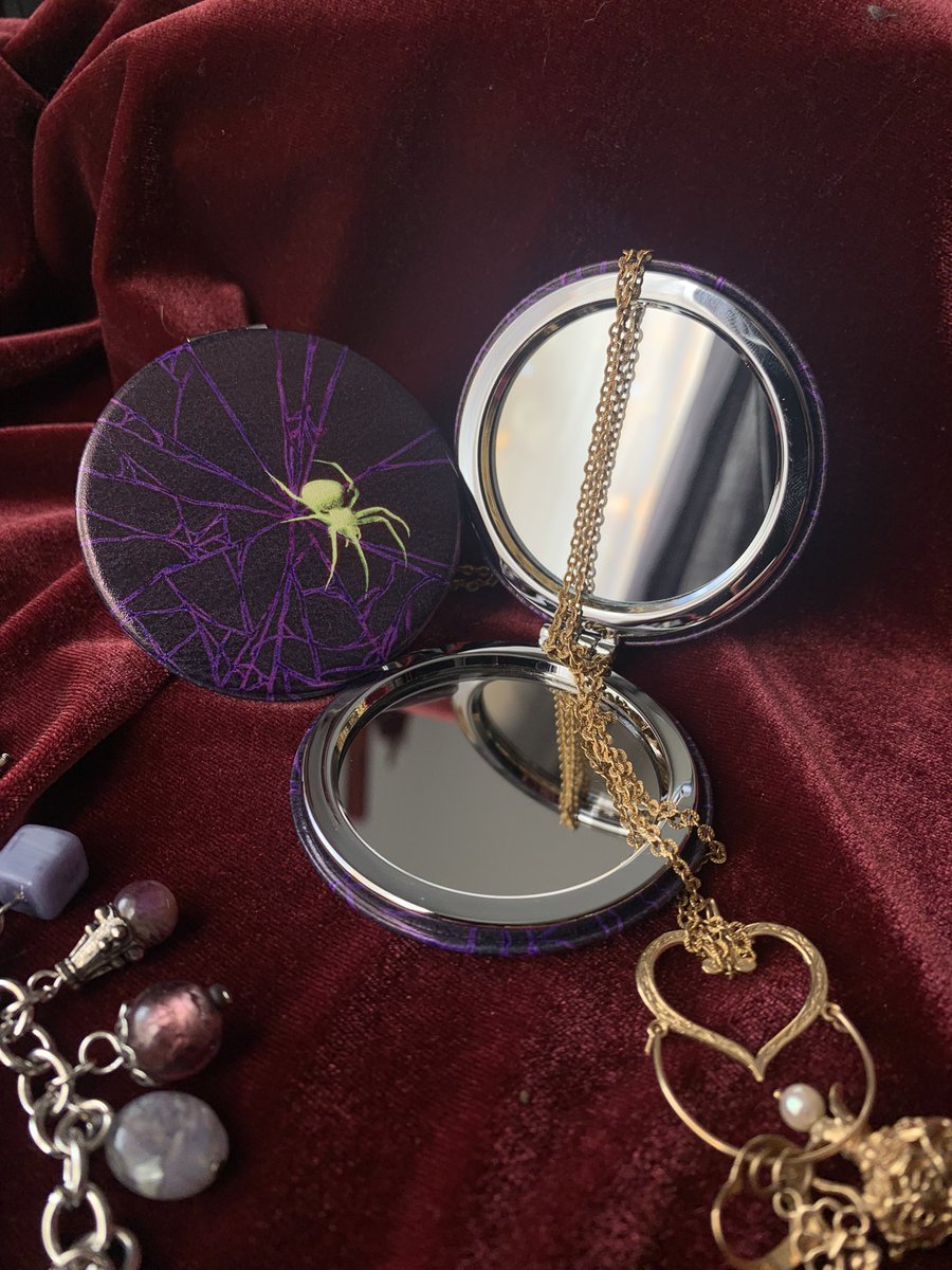 BearBoneShop's tweet photo. You aren’t afraid of spiders, are you?…

compact mirrors are here! 🕷️🕸️ https://t.co/CrpBML3ZUc
