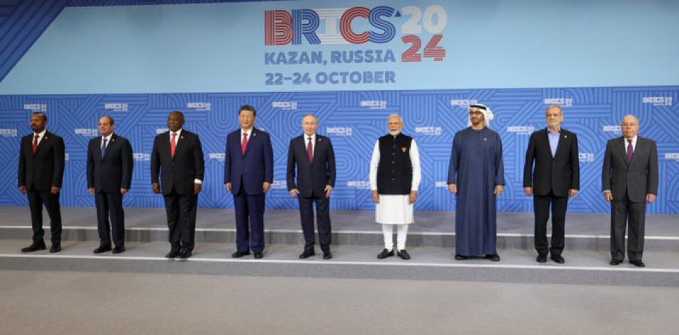 ianbremmer's tweet photo. main takeaway from brics
summit: india holds best geopolitical position globally. 

leadership role in global south 
stabilizing relations with china 
strong relations across g7 (exc canada)
friendly with russia, no backlash from west

no other major economy is close to being friends with pretty much everyone
