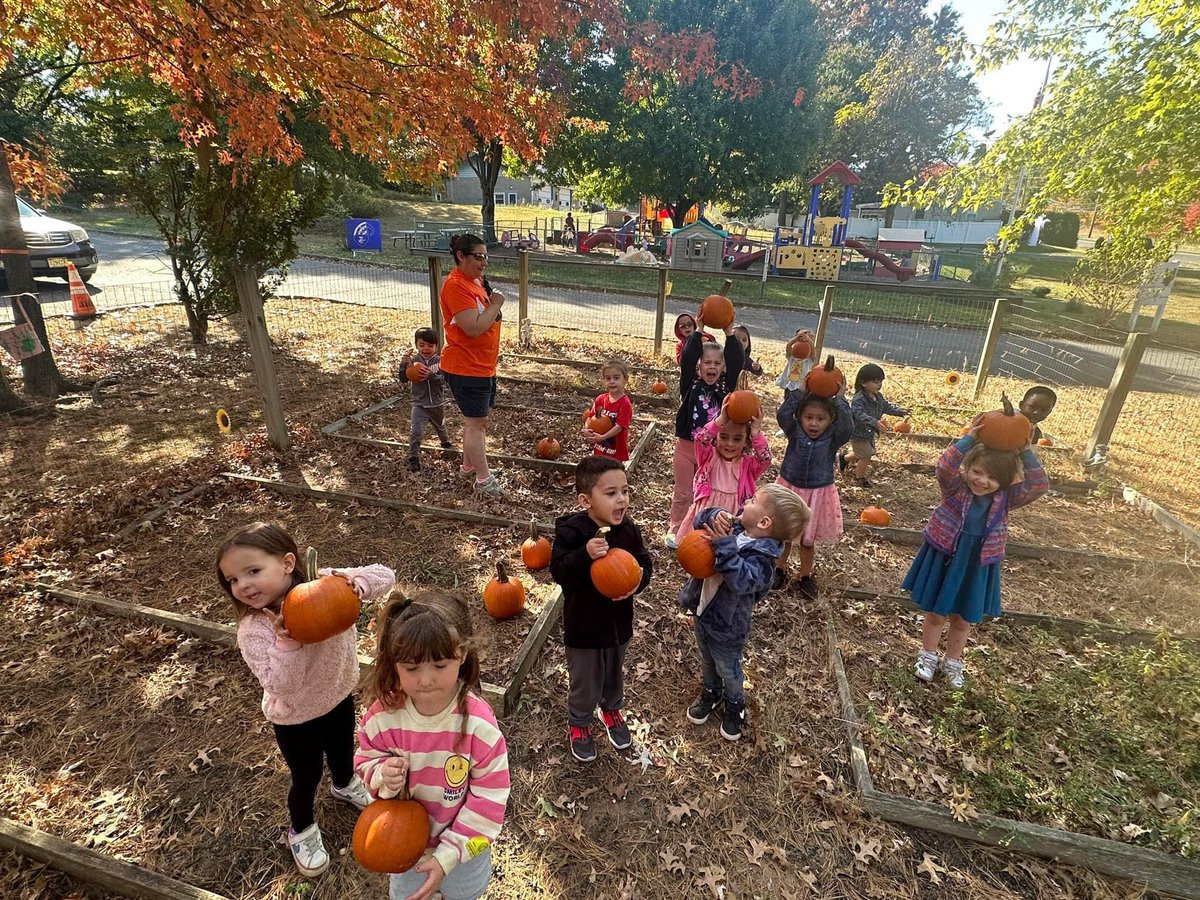 The pumpkin patch came to GF this week! We had so much fun picking our favorite pumpkins! 🎃