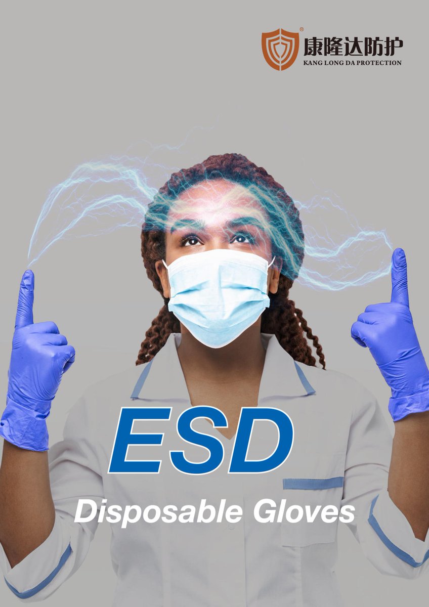 kld_da's tweet image. New at KLD Vietnam, we can supply ESD (Electrostatic Dissipative) disposable gloves!  Typically used in the electronics industry, these gloves prevent discharges that can damage product.   Inquiry with us today!