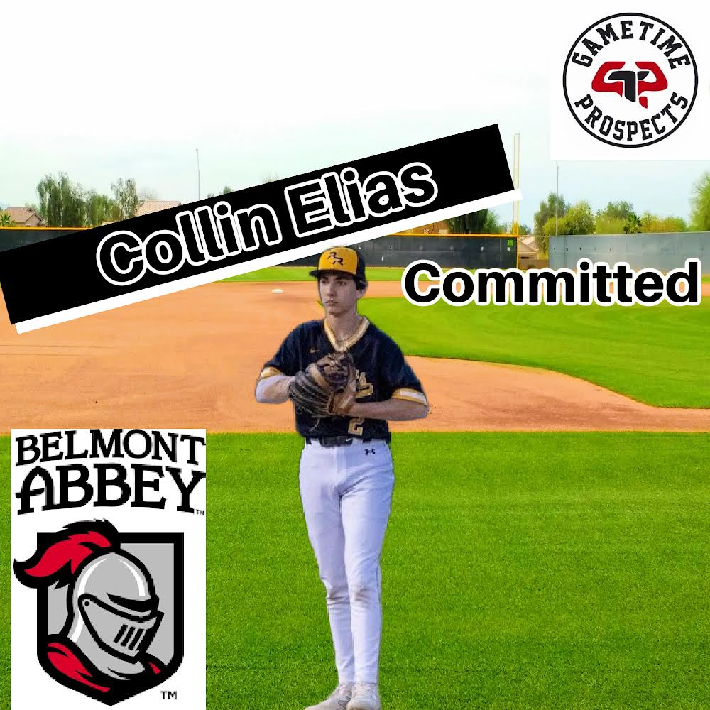 Congratulations to Gametime Prospects player Collin Elias (Middle Infield ) class of 2025 from Roanoke Rapids High School on his commitment to Belmont Abbey College.  We wish you the best in furthering your baseball and academic career.