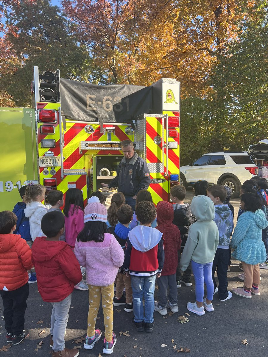 Thank you so much to Parsippany’s volunteer fire fighters for teaching our kids about fire safety and prevention! We had a great time learning about the fire truck and its tools!