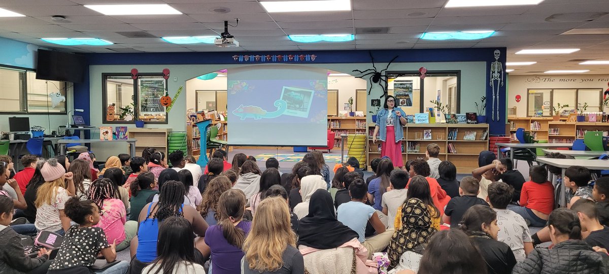 Thank you Nadine Fonseca for your great talk and activity with our third and fourth graders today on the importance of cultivating kindness and especially kindness to ourselves.
<a href="/MightyKindLivin/">Nadine Fonseca | Mighty Kind® Anti-Bias Learning</a> <a href="/NISDLib/">NISDLibraryServices</a>