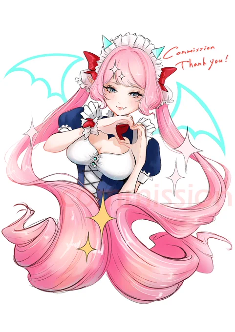 Vtuberの七瀬クランベリ様 を描かせていただきました!skebリクエストありがとうございました 