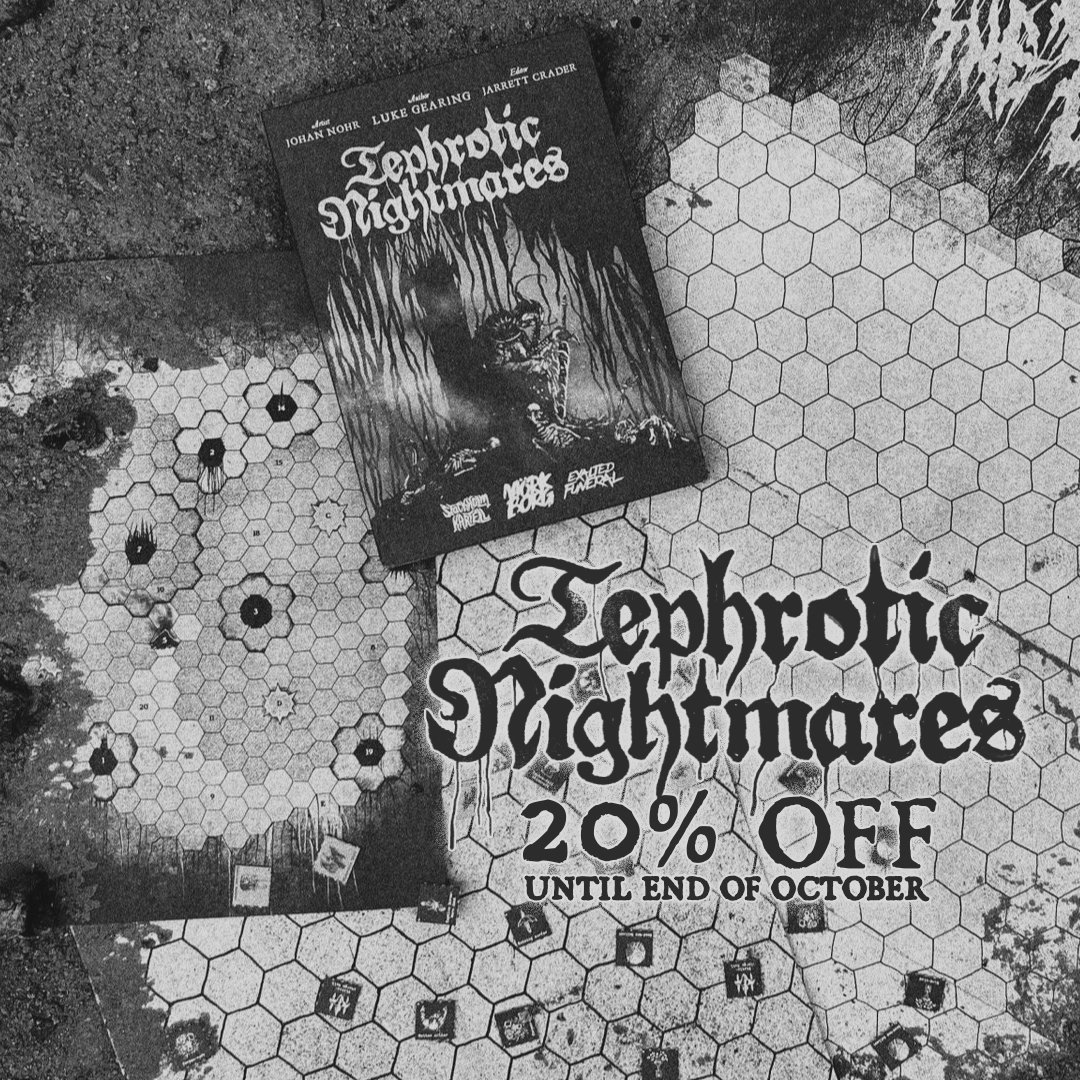 ExaltedFuneral's tweet image. Gather your crew, set sail and embark upon the grey waves with a sharpened blade and a mouthful of ash.

The Arsonist awaits: bit.ly/45P5LqG

@MorkBorg @sthlm_krtll @LukeGearing @JohanNohr

#morkborg #horrorRPG #hexcrawl #postapocalypse #nightmarefuel