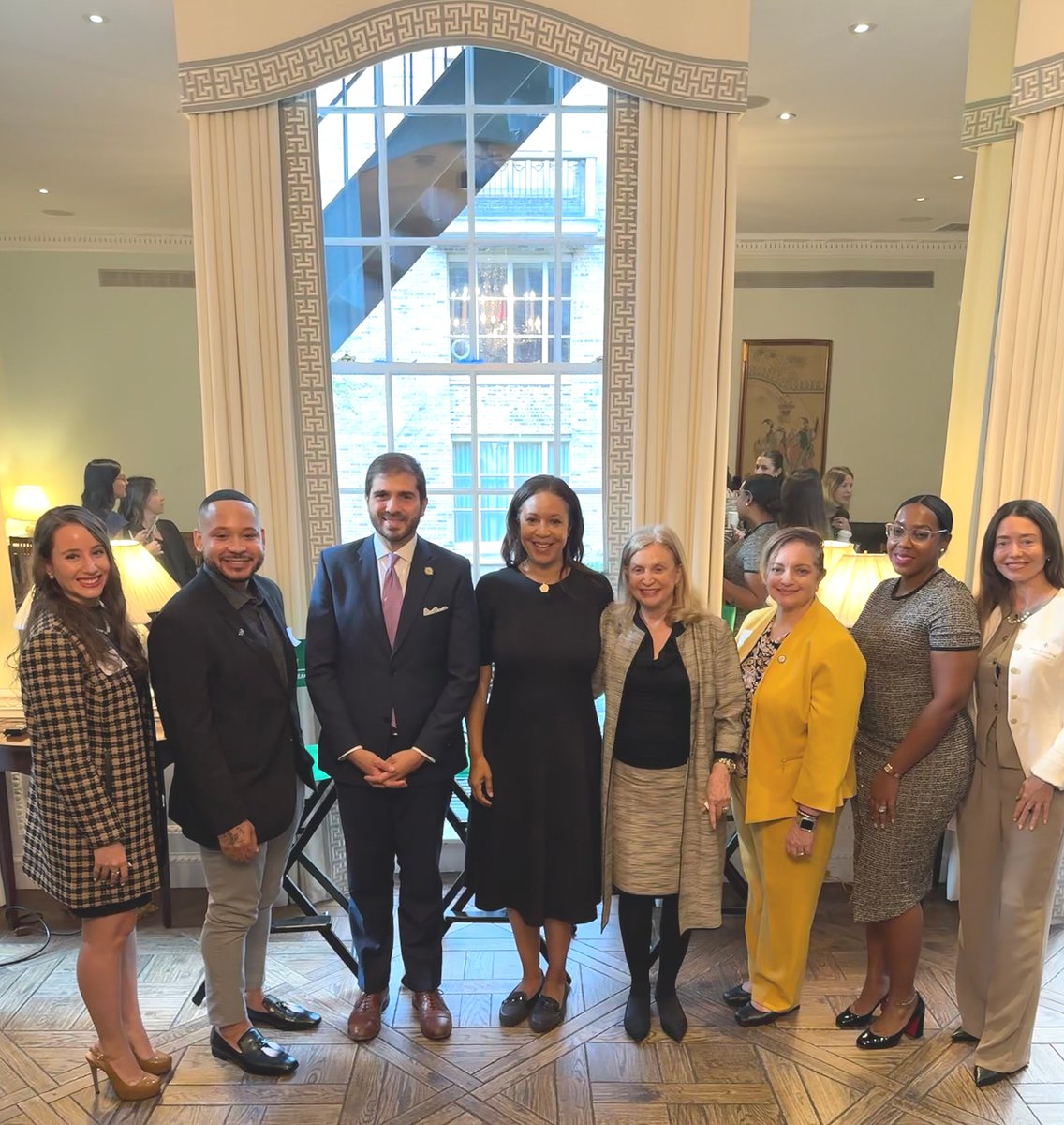 USDOL's tweet photo. Lisa Gomez, Asst. Secretary of the Employee Benefits Security Administration presented on a Women's Health Equity panel at the @thenyjl. Check out these photos from the event! #AskEBSA #MentalHealthParity https://t.co/WLwK1zFKo0