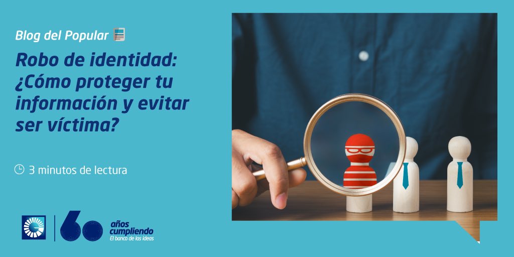 Popularenlinea's tweet photo. ¿Sabías que el robo de identidad es una de las amenazas más comunes en el mundo digital? 🌐🔒
En nuestro nuevo artículo del #BlogDelPopular, te contamos cómo proteger tu información personal y evitar ser víctima de este delito. Desde el phishing hasta las fugas de datos, descubre las tácticas más usadas por los ciberdelincuentes y cómo puedes mantenerte a salvo. 🛡️✨
En este #MesDeLaCiberseguridad, te invitamos a conocer consejos prácticos para proteger tu identidad en línea ingresando en https://t.co/8jQHIzZhwW! 📲💻
#BancoPopularDominicano #ElBancoDeLasIdeas #60AñosCumpliendo #PistasDeSeguridad #SeguridadDigital #ProtegeTuIdentidad #RoboDeIdentidad
