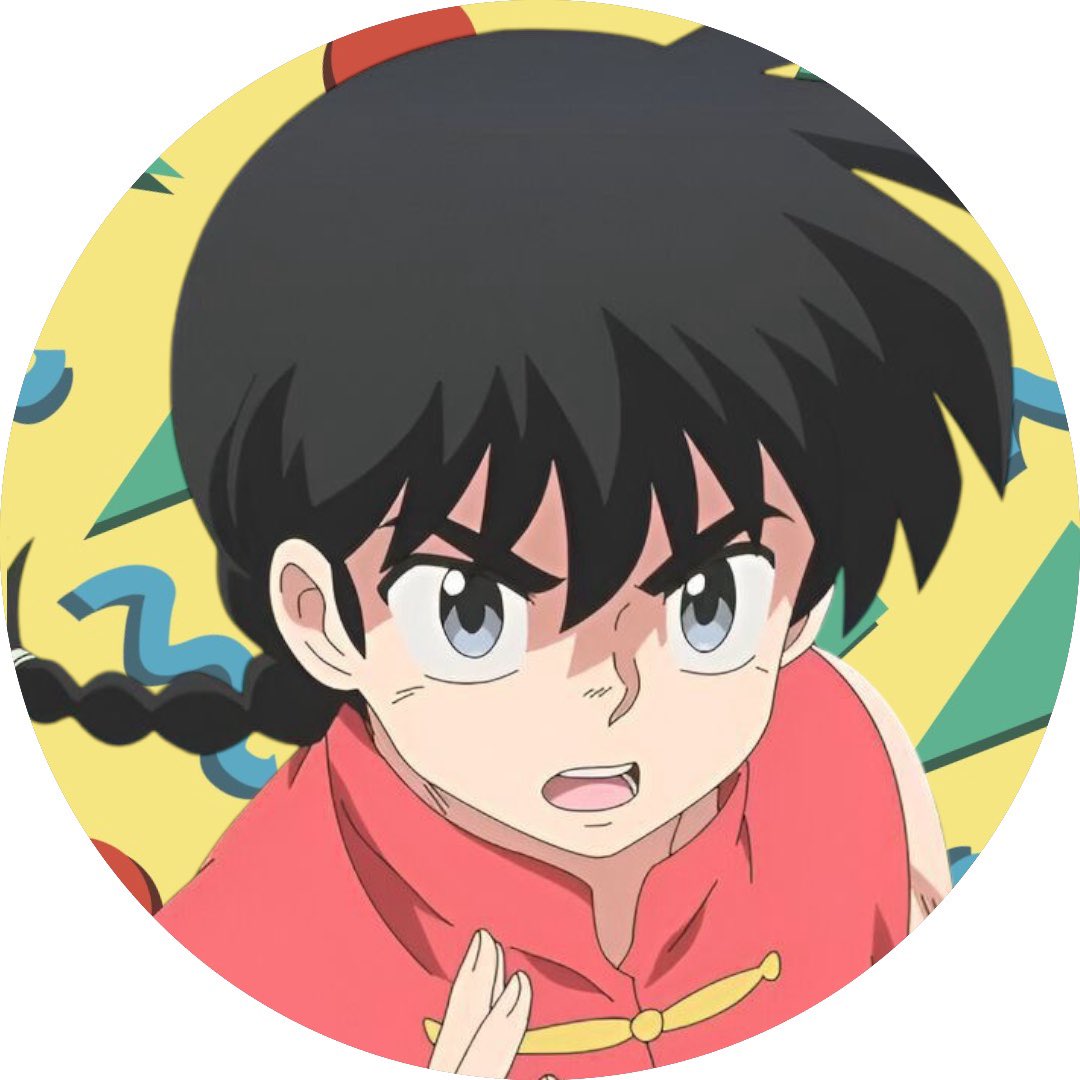 HoneyOtuu_'s tweet image. made some ranma 1/2 pfp ! anyone can use them ! #ranma1/2 #ranmaremake #pfp