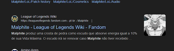 SoC_Nebulus's tweet photo. quem foi que mudou a foto do malphite na wiki😭 https://t.co/7Y7rb1AQVD