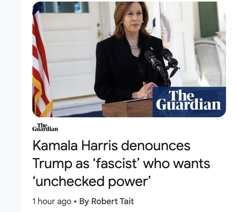 RWMaloneMD's tweet photo. This kind of over-the-top rhetoric is killing her campaign. No new ideas from Harris or her managers. Just more of the same "orange-man-bad-news" speak. Anyone with two brain cells to rub together can see right through her and the deep state's act, at this point in time. https://t.co/31yqNXgVpu