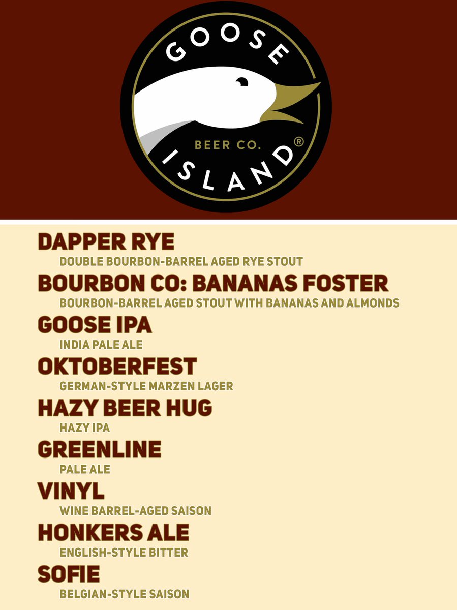 Tomorrow, <a href="/GooseIsland/">Goose Island Beer Co.</a> is taking us over! AND we have the Kaboom Pow Comedy Hour at 8PM! Get down, turn around, go to Tappers! 🤠